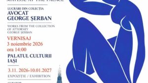 Expoziția „Matisse la Palat” Iași, Palatul Culturii, 3 noiembrie 2026 – 10 ianuarie 2027