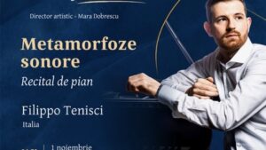 Iași, 31 oct și 1 nov.: Masterclass de pian și Recital în cadrul Festivalului CLASSIC FOR TEENS 7.0