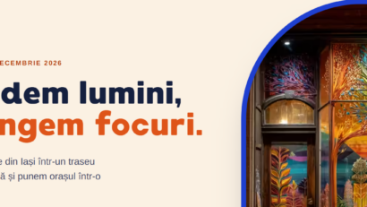 La Iași, iarna vine cu „Vitrinele de poveste” – ”Weekend cu prieteni” (3.10.2026) cu Mihaela Munteanu