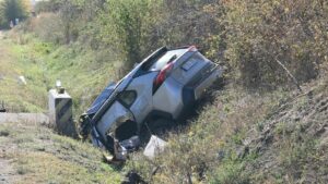 Accident pe Drumul European 581, în comuna Oltenești, județul Vaslui