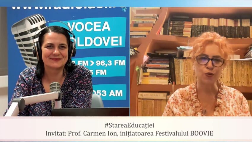 #StareaEducației (INTERVIU) Prof. Carmen Ion, fondatoarea festivalului Boovie: Motivația intrinsecă, dragul de carte și de a deschide un volum pentru propria bucurie și nevoie de cunoaștere au devenit din ce în ce mai rare pentru elevi. / Noile programe școlare și manuale de limba și literatura română pentru clasa a IX-a sunt departe de ceea ce i-ar putea interesa pe copii, dar sunt departe și de capacitatea lor de a înțelege și de a asimila.