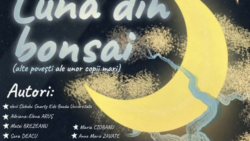 12 copii din Bacău își lansează propriul volum de povești la Teatrul „Bacovia”