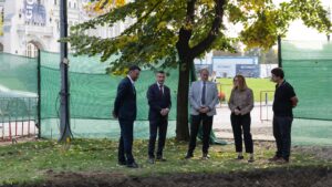 (AUDIO) Ministrul Culturii, Demeter Andras, a vizitat viitorul amplasament al monumentului funerar dedicat lui Grigore Ghica Vodă