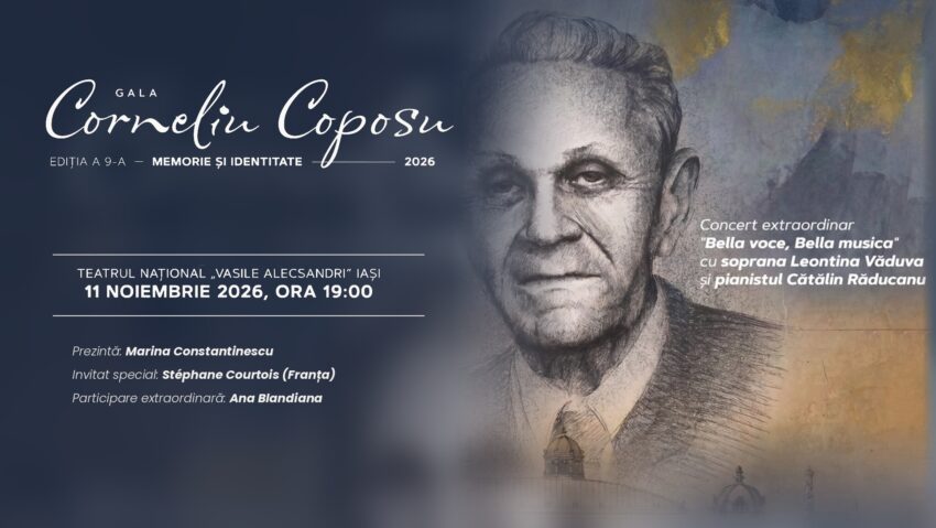 Gala Corneliu Coposu, ediția a IX-a, se va desfășura la Iași, sub semnul memoriei și al identității