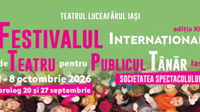 (AUDIO) Iași, 6 octombrie, de la 18:30, Concert extraordinar în cadrul Festivalului Internațional pentru Publicul Tânăr