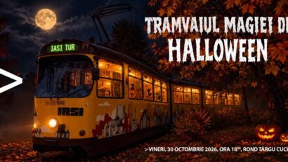 Tramvaiul Magiei de Halloween- mistere și legende ieșene în Tramvaiul Cafenea