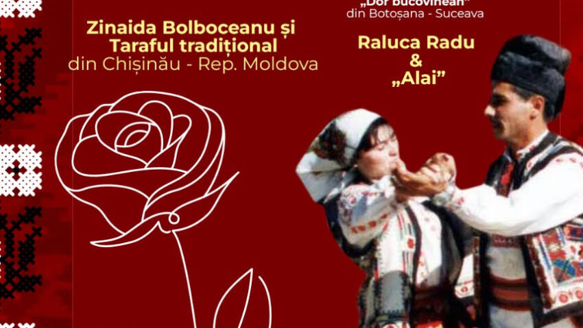 Iași: Festivalul folcloric „Trandafir de la Moldova” (6 – 7 octombrie)